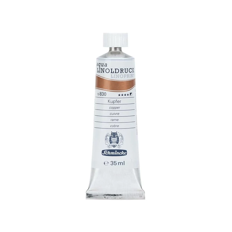 Schmincke Aqua Linoprint lino boja, 35 ml - 830, copper