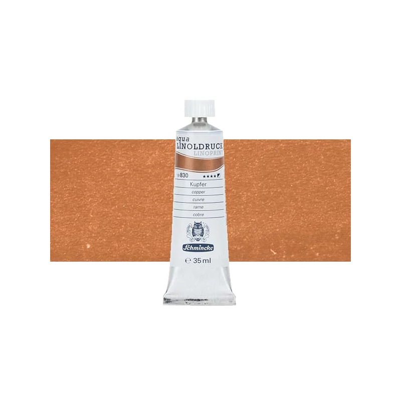 Schmincke Aqua Linoprint lino boja, 35 ml - 830, copper