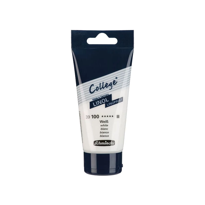 Schmincke College Linol lino boja, 75 ml - 100, white