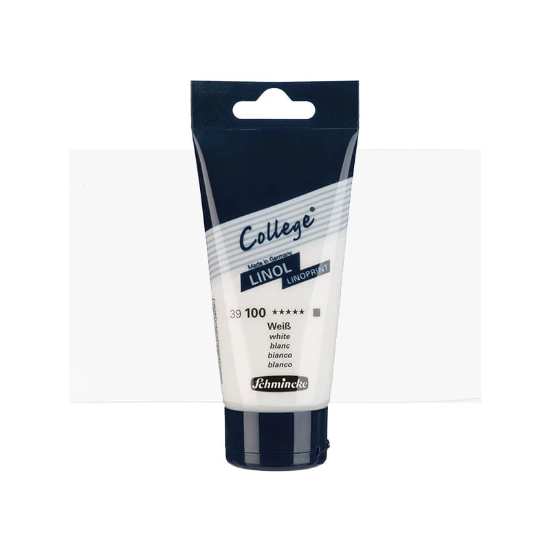 Schmincke College Linol lino boja, 75 ml - 100, white