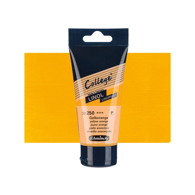 Schmincke College Linol lino boja, 75 ml - 250, yellow orange