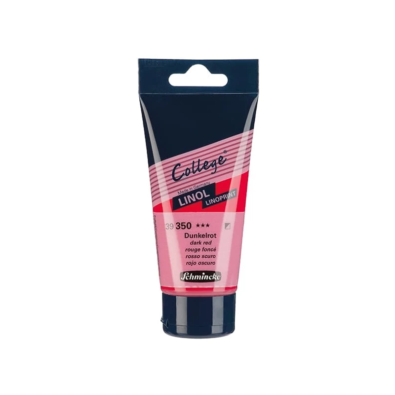 Schmincke College Linol lino boja, 75 ml - 350, dark red