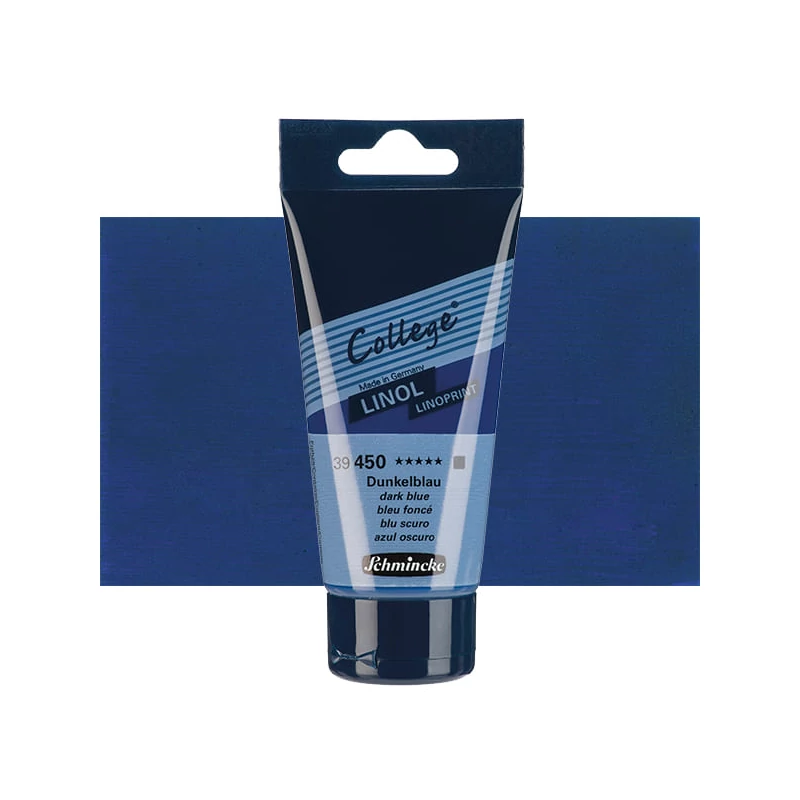 Schmincke College Linol lino boja, 75 ml - 450, dark blue