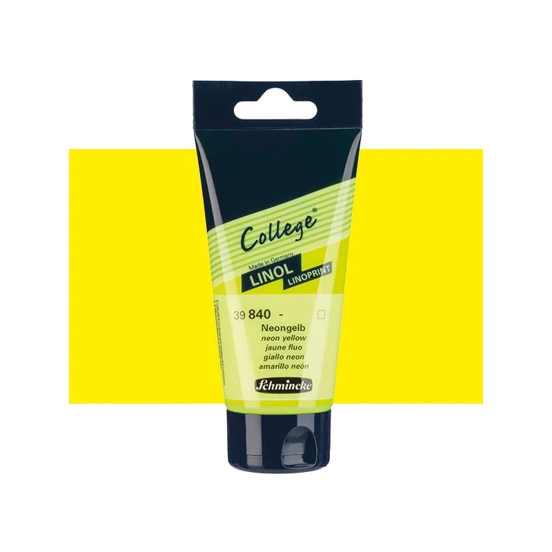 Schmincke College Linol lino boja, 75 ml - 840, neon yellow