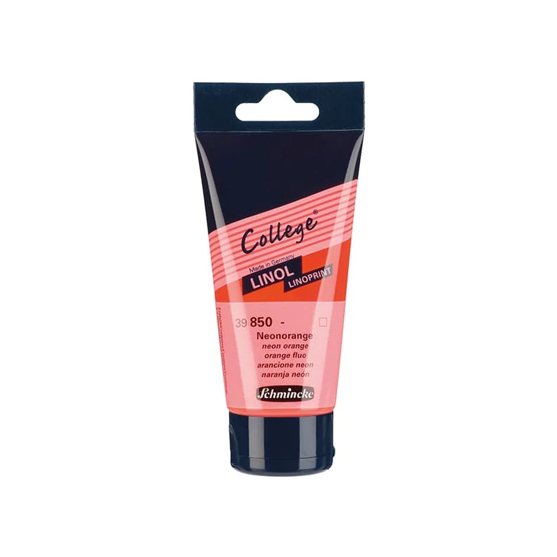 Schmincke College Linol lino boja, 75 ml - 850, neon orange
