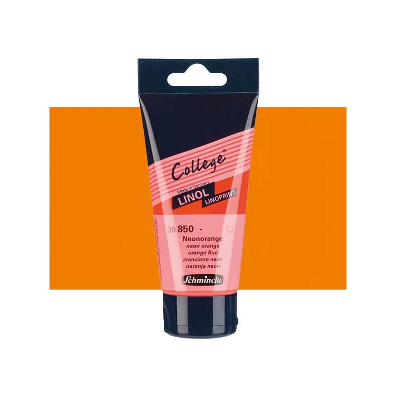Schmincke College Linol lino boja, 75 ml - 850, neon orange