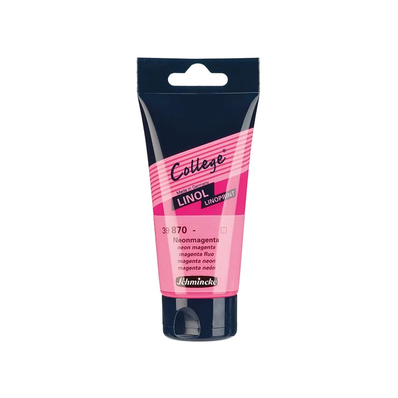 Schmincke College Linol lino boja, 75 ml - 870, neon magenta