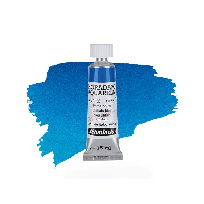 Schmincke Horadam akvarel boja u tubi, 15 ml - 484, phthalo blue