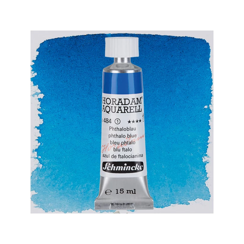 Schmincke Horadam akvarel boja u tubi, 15 ml - 484, phthalo blue