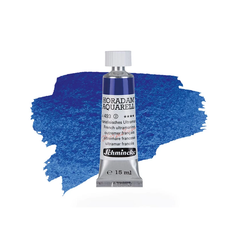 Schmincke Horadam akvarel boja u tubi, 15 ml - 493, french ultramarine, granulirajući