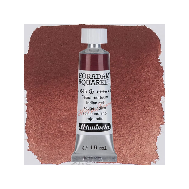 Schmincke Horadam akvarel boja u tubi, 15 ml - 645, indian red, granulirajući