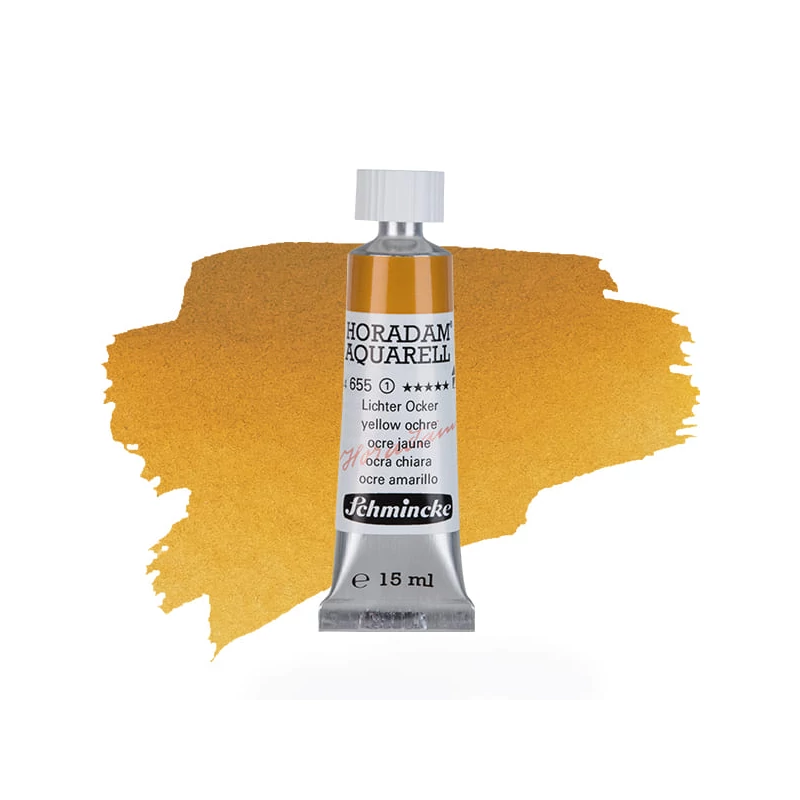 Schmincke Horadam akvarel boja u tubi, 15 ml - 655, yellow ochre