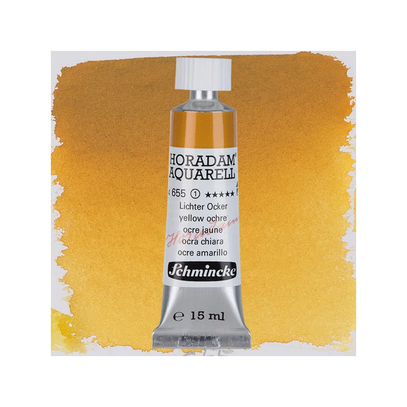 Schmincke Horadam akvarel boja u tubi, 15 ml - 655, yellow ochre