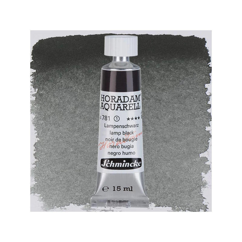 Schmincke Horadam akvarel boja u tubi, 15 ml - 781, lamp black