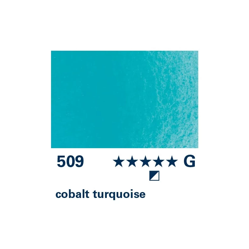 Schmincke Horadam akvarel boja u tubi, 15 ml - 509, cobalt turquoise, granulirajući