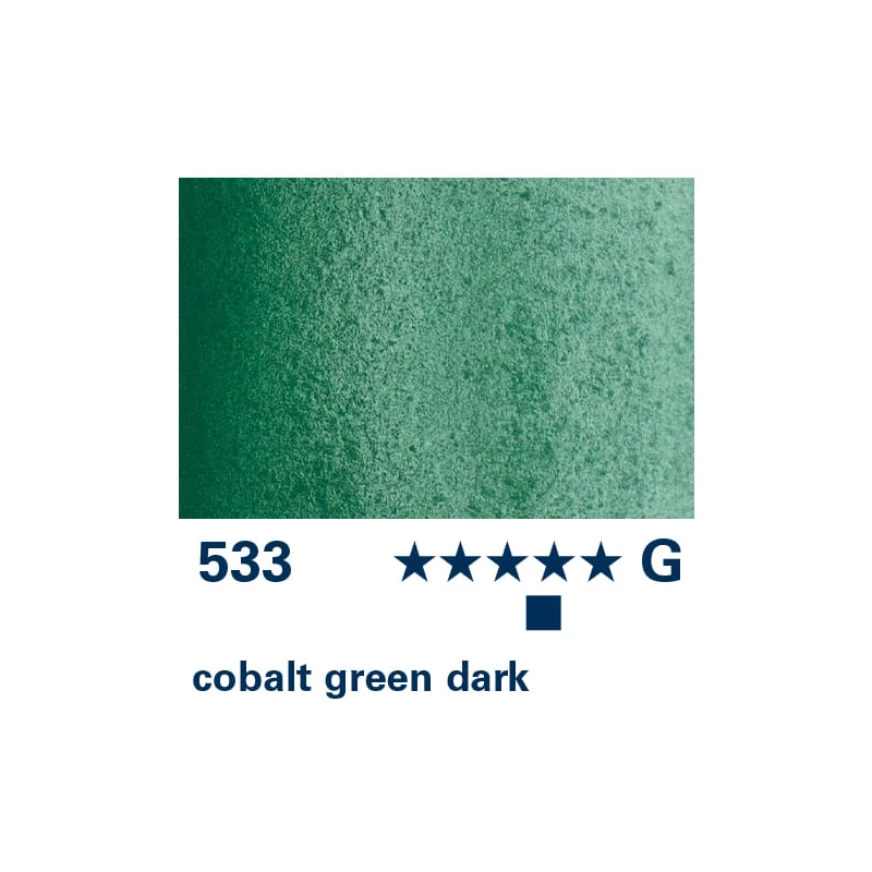 Schmincke Horadam akvarel boja u tubi, 15 ml - 533, cobalt green dark, granulirajući