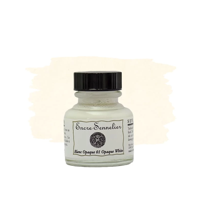 Sennelier tuš za crtanje, 30 ml - 001, opaque white