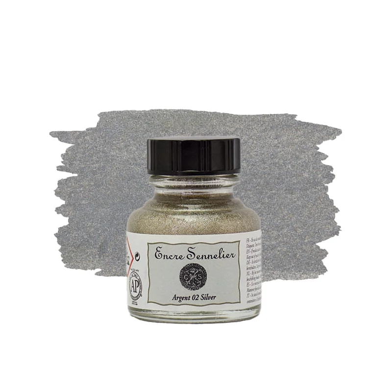 Sennelier tuš za crtanje, 30 ml - 002, silver
