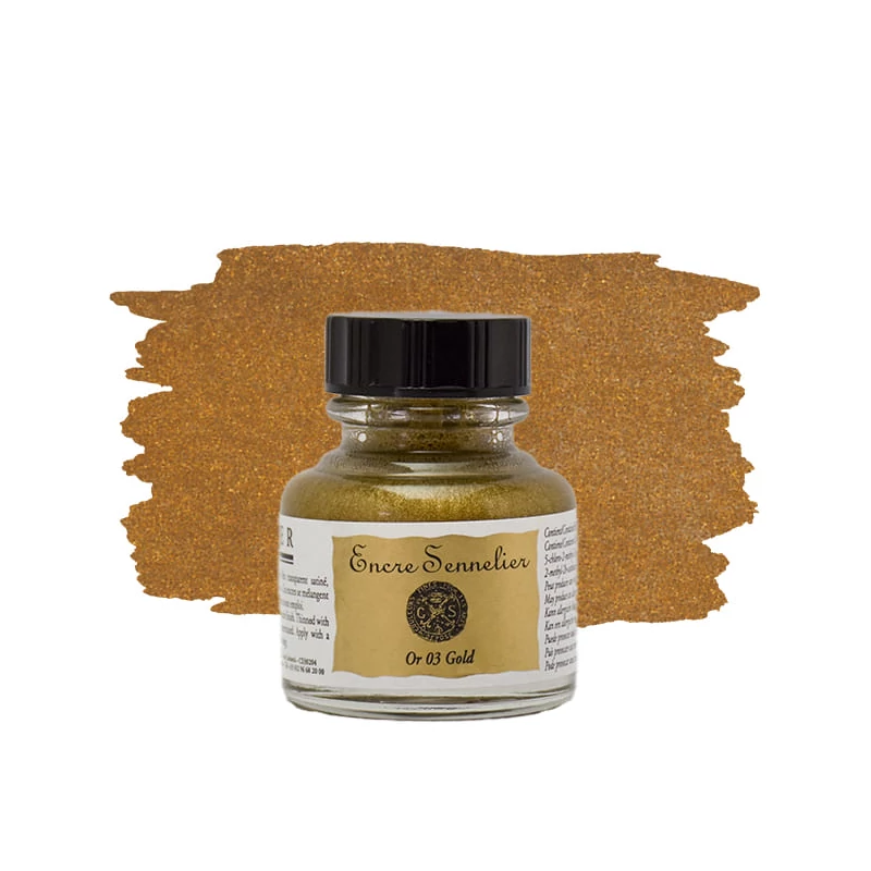 Sennelier tuš za crtanje, 30 ml - 003, gold