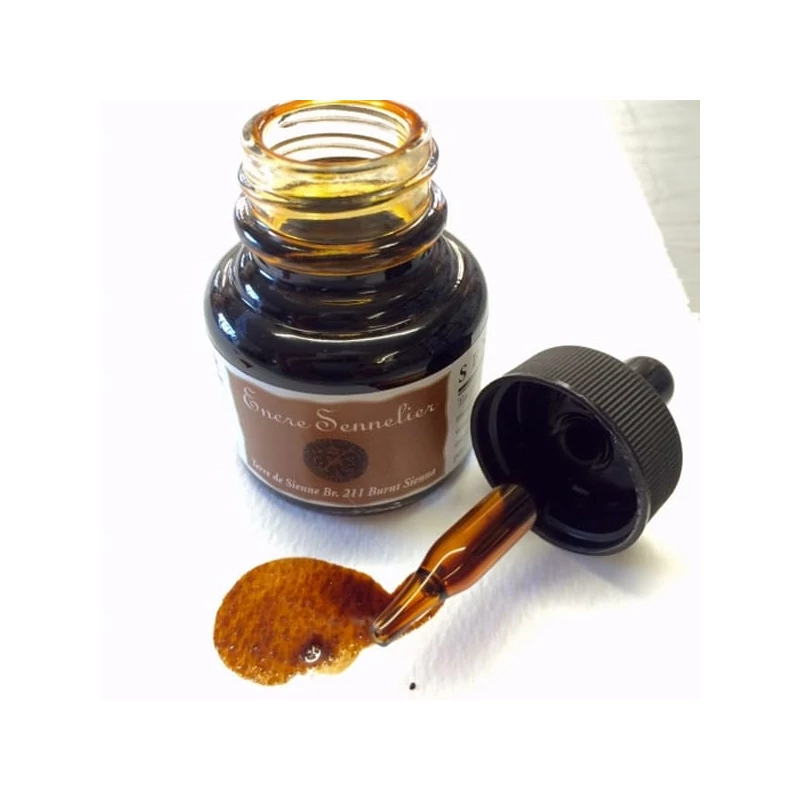 Sennelier tuš za crtanje, 30 ml - 211, burnt sienna