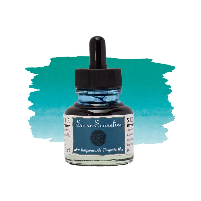 Sennelier tuš za crtanje, 30 ml - 341, turquoise blue