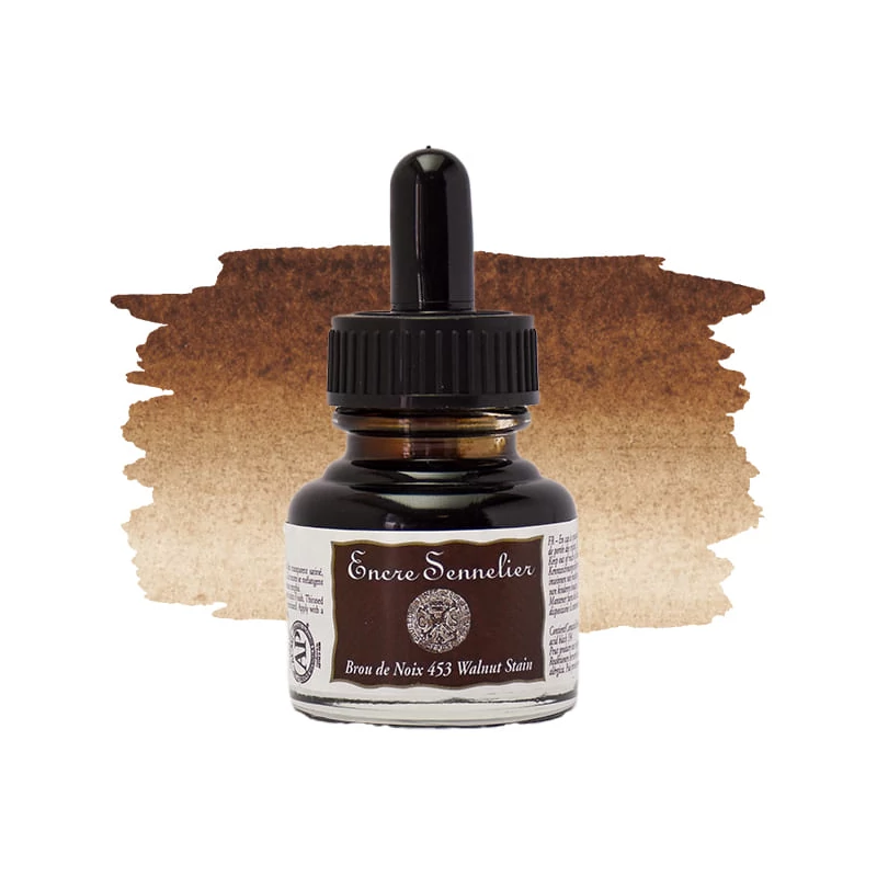 Sennelier tuš za crtanje, 30 ml - 453, walnut stain
