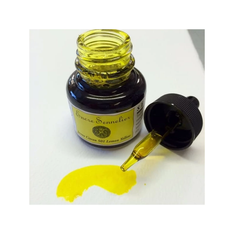 Sennelier tuš za crtanje, 30 ml - 501, lemon yellow