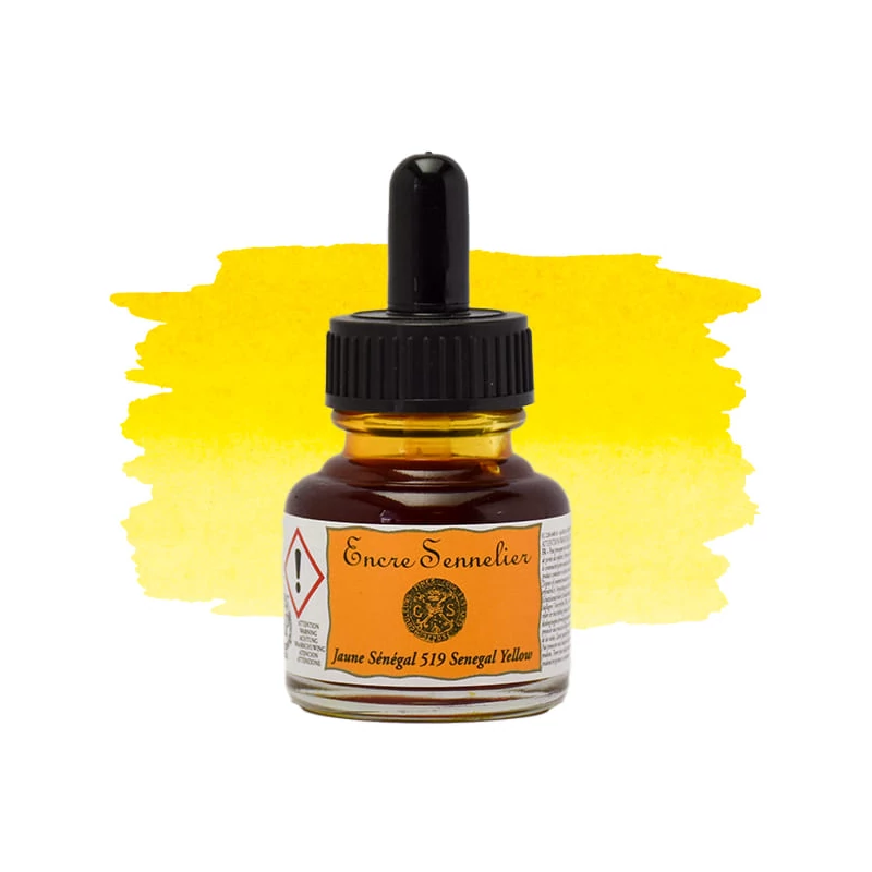 Sennelier tuš za crtanje, 30 ml - 519, senegal yellow