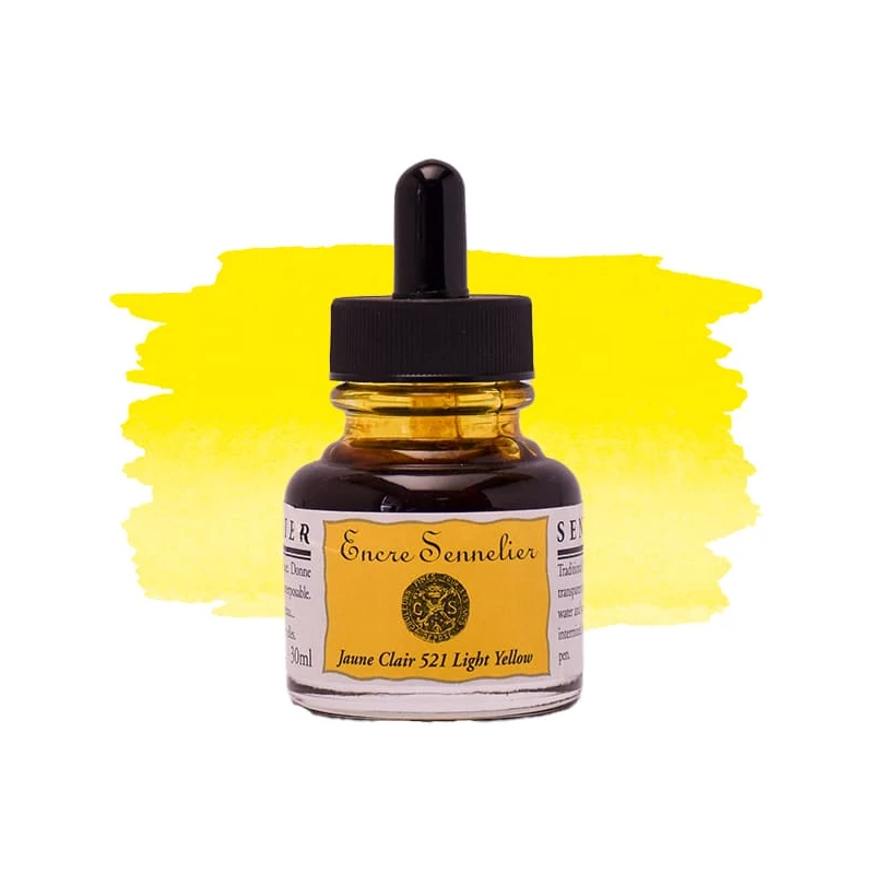 Sennelier tuš za crtanje, 30 ml - 521, yellow light