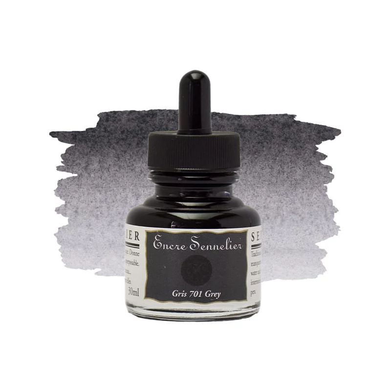 Sennelier tuš za crtanje, 30 ml - 701, grey