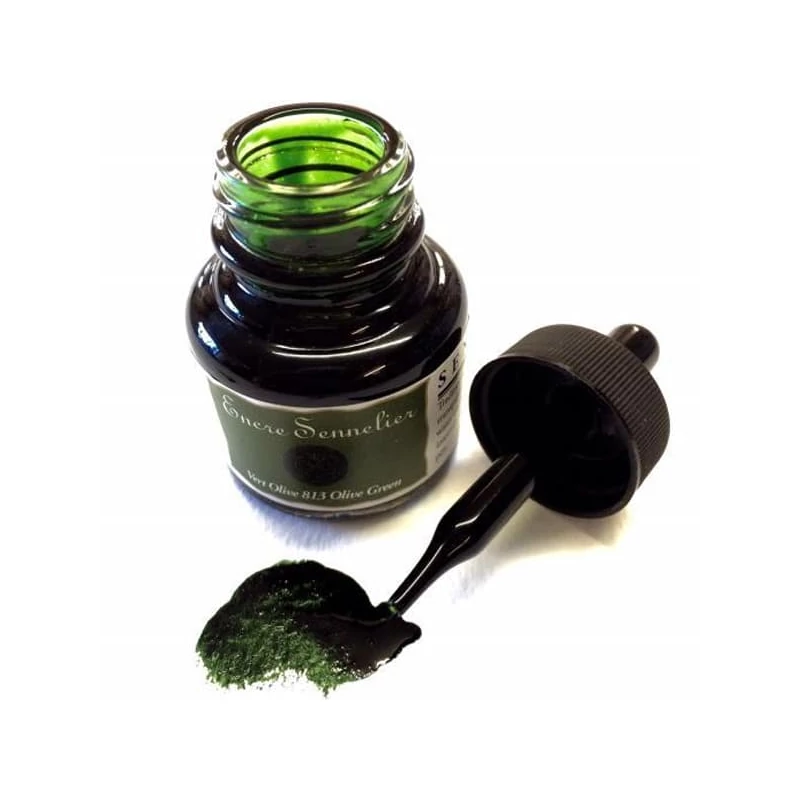 Sennelier tuš za crtanje, 30 ml - 813, olive green