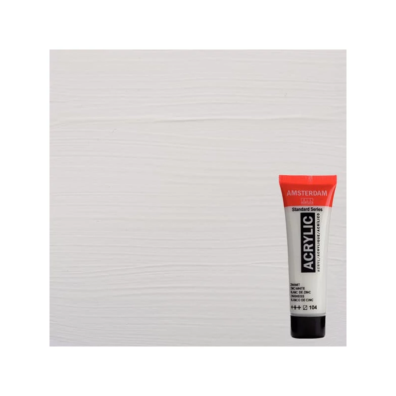 Talens Amsterdam akrilna boja, 20 ml - 104, zinc white
