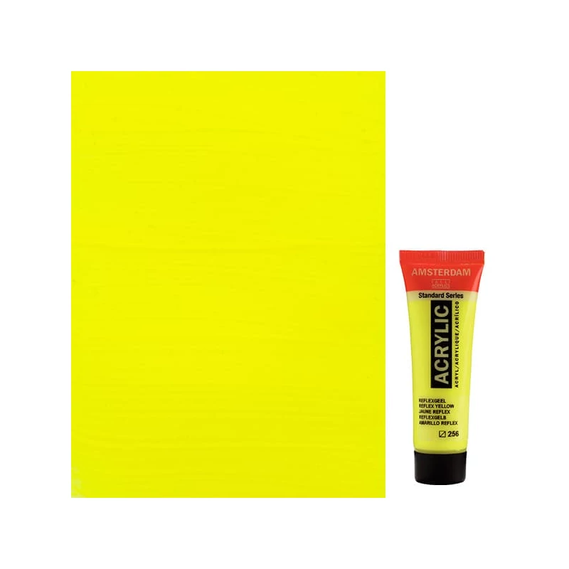 Talens Amsterdam akrilna boja, 20 ml - 256, reflex yellow