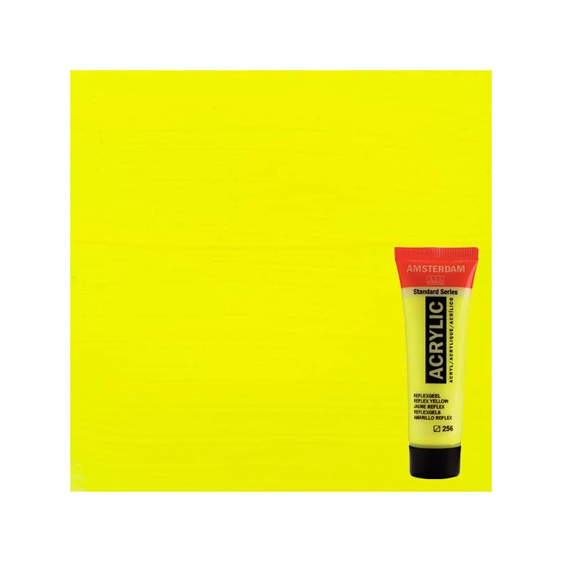 Talens Amsterdam akrilna boja, 20 ml - 256, reflex yellow