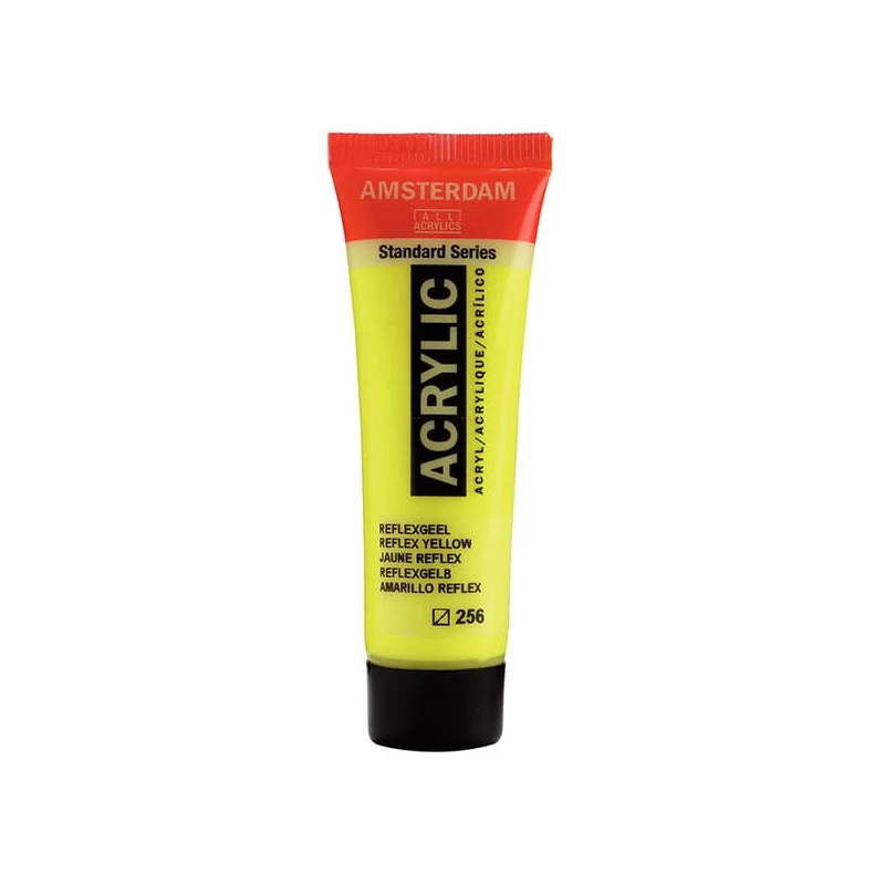 Talens Amsterdam akrilna boja, 20 ml - 256, reflex yellow