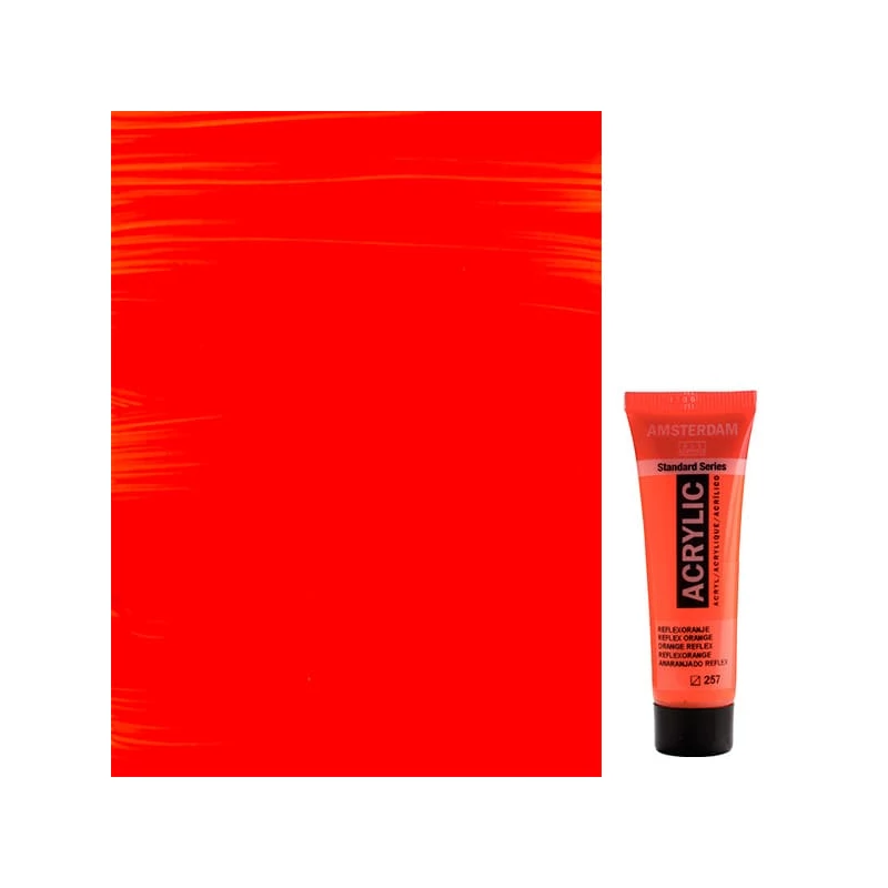 Talens Amsterdam akrilna boja, 20 ml - 257, reflex orange