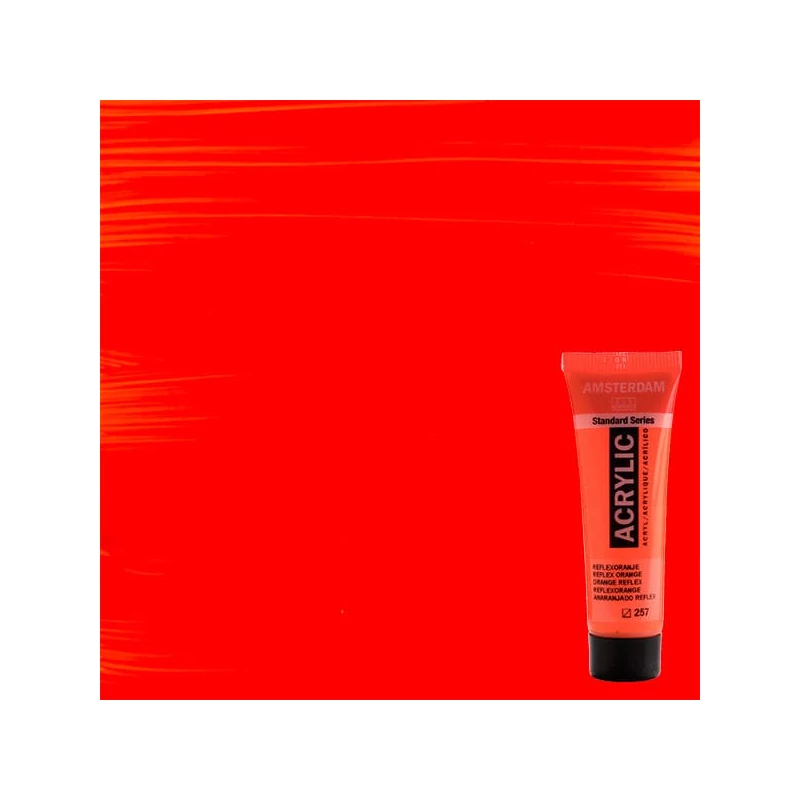 Talens Amsterdam akrilna boja, 20 ml - 257, reflex orange