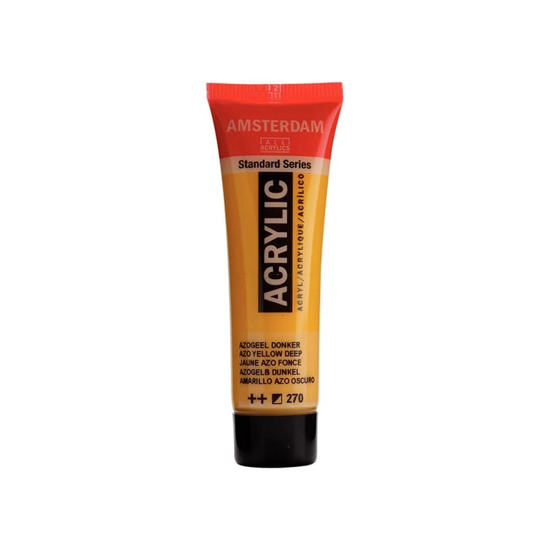 Talens Amsterdam akrilna boja, 20 ml - 270, azo yellow deep