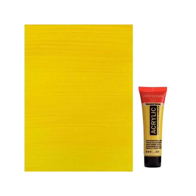 Talens Amsterdam akrilna boja, 20 ml - 272, transparent yellow medium