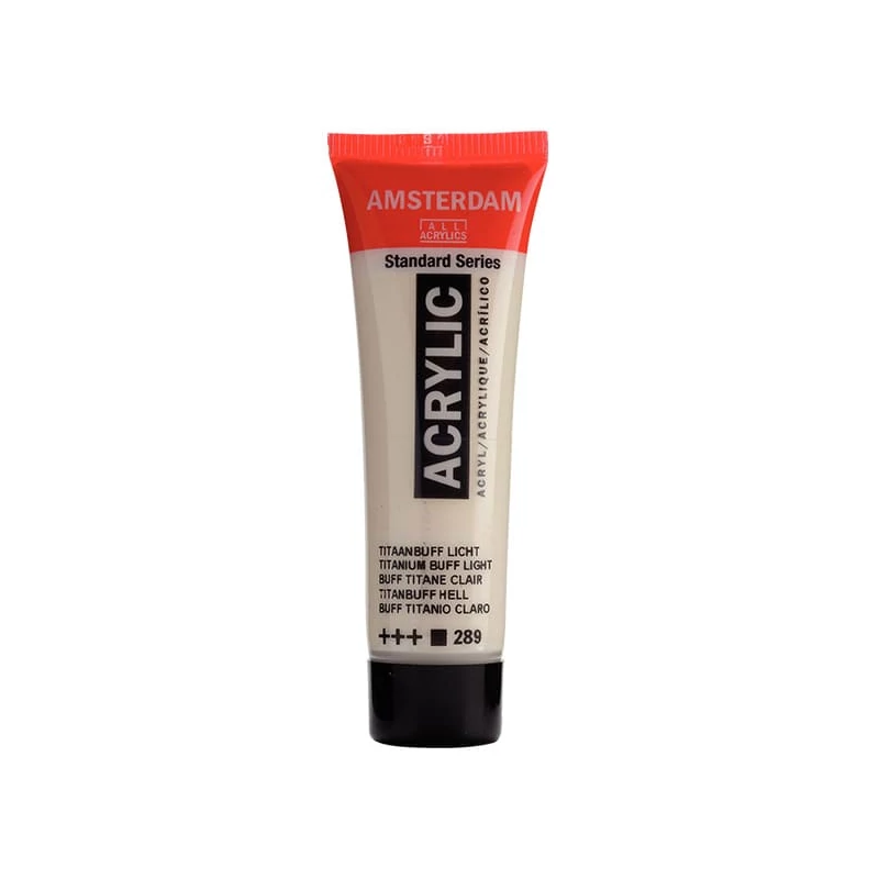 Talens Amsterdam akrilna boja, 20 ml - 289, titanium buff light