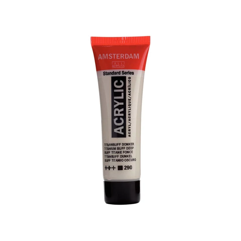 Talens Amsterdam akrilna boja, 20 ml - 290, titanium buff deep