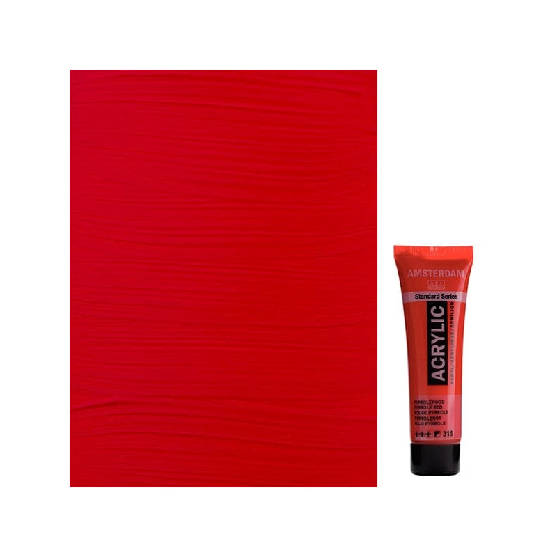 Talens Amsterdam akrilna boja, 20 ml - 315, pyrrole red