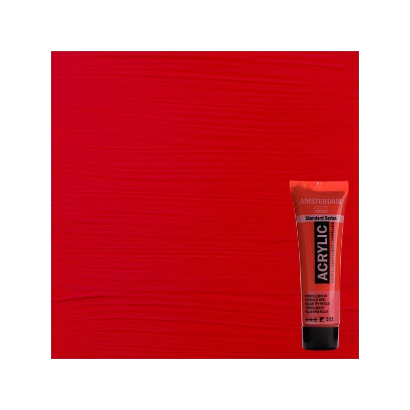 Talens Amsterdam akrilna boja, 20 ml - 315, pyrrole red