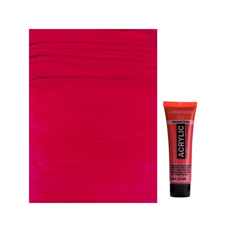 Talens Amsterdam akrilna boja, 20 ml - 348, permanent red purple