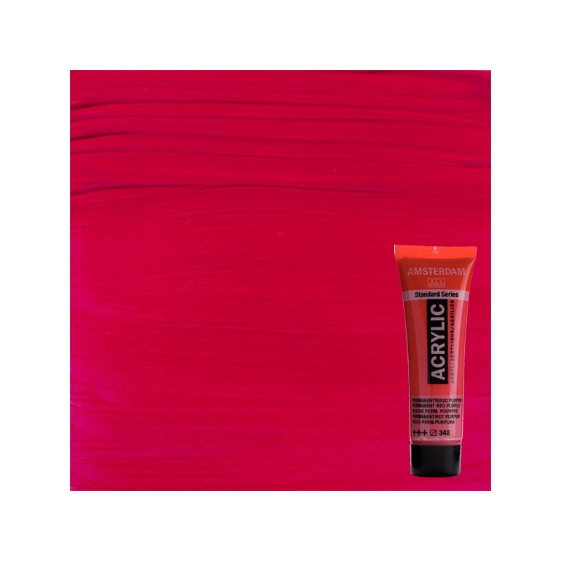 Talens Amsterdam akrilna boja, 20 ml - 348, permanent red purple