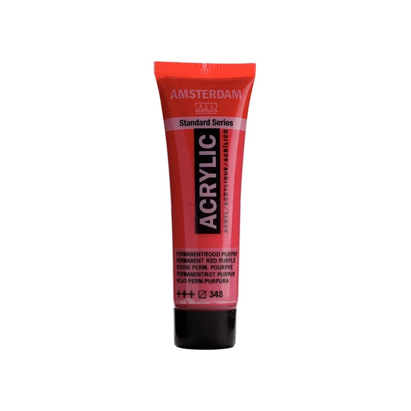 Talens Amsterdam akrilna boja, 20 ml - 348, permanent red purple