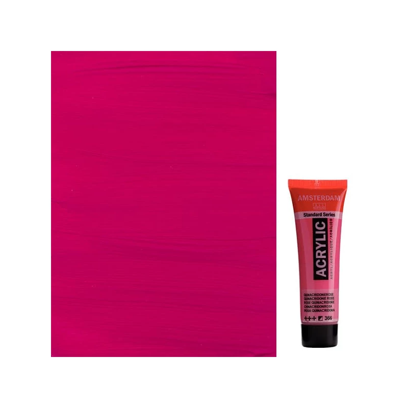 Talens Amsterdam akrilna boja, 20 ml - 366, quinacridone rose