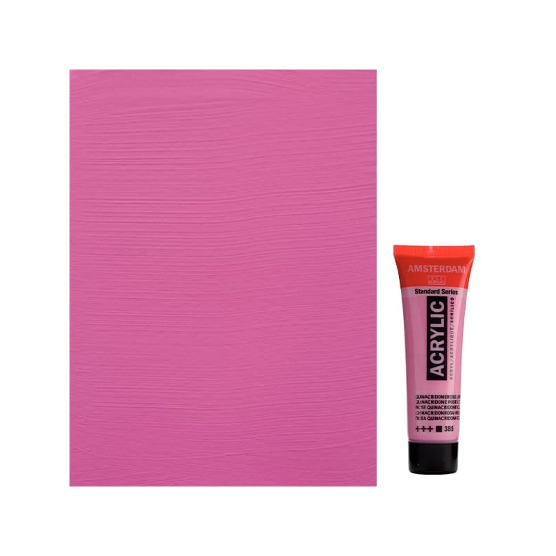 Talens Amsterdam akrilna boja, 20 ml - 385, quinacridone rose light