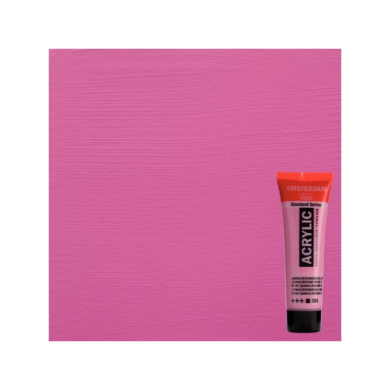 Talens Amsterdam akrilna boja, 20 ml - 385, quinacridone rose light