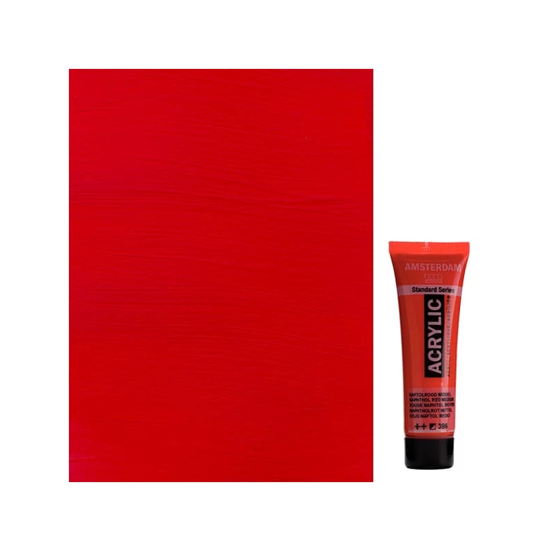 Talens Amsterdam akrilna boja, 20 ml - 396, naphthol red medium